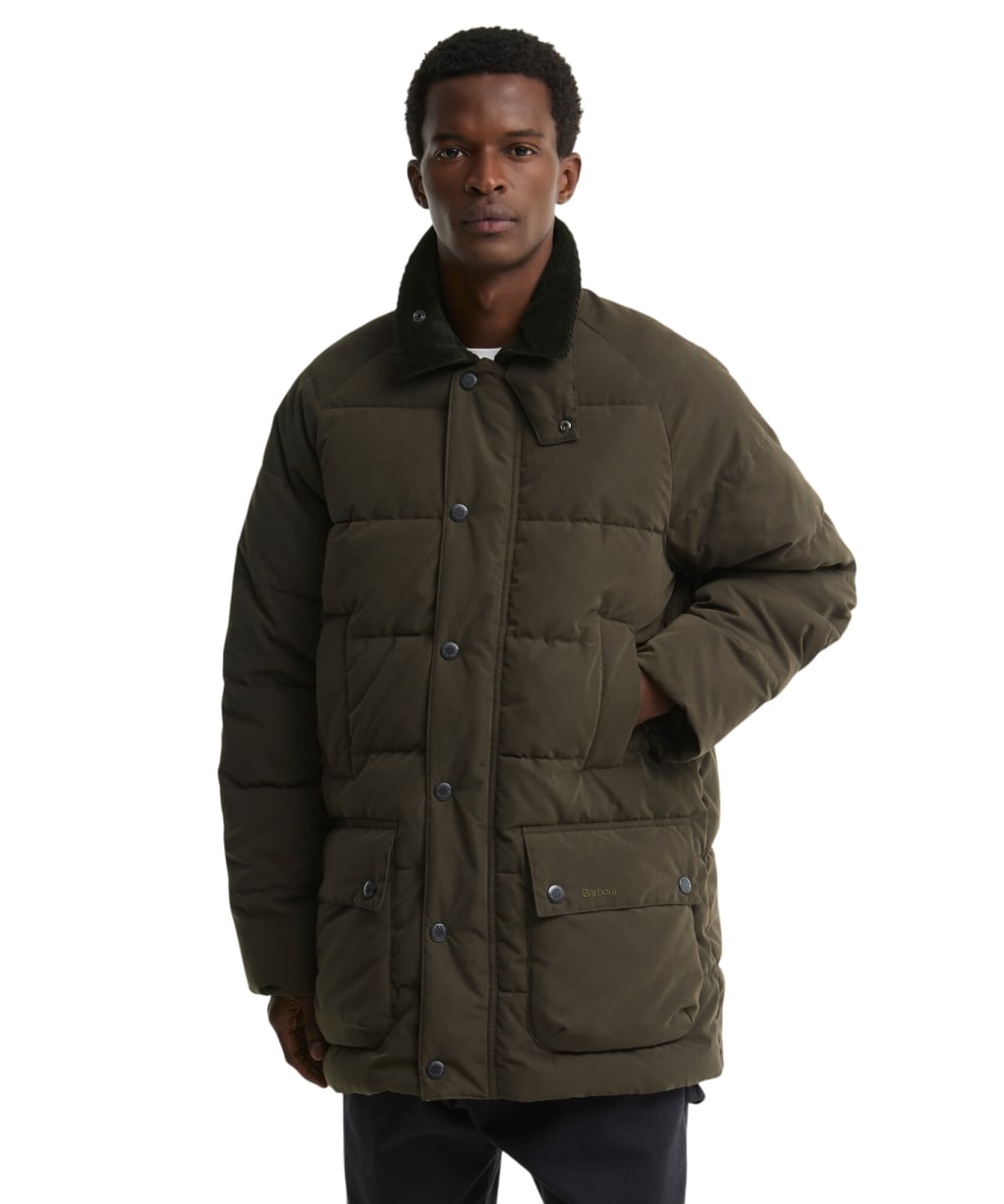 Men's Barbour Beaufort Puffer Jacket - Dark Sage