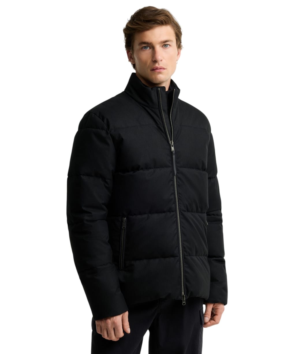 Men's Barbour International Tour Puffer Jacket - Black
