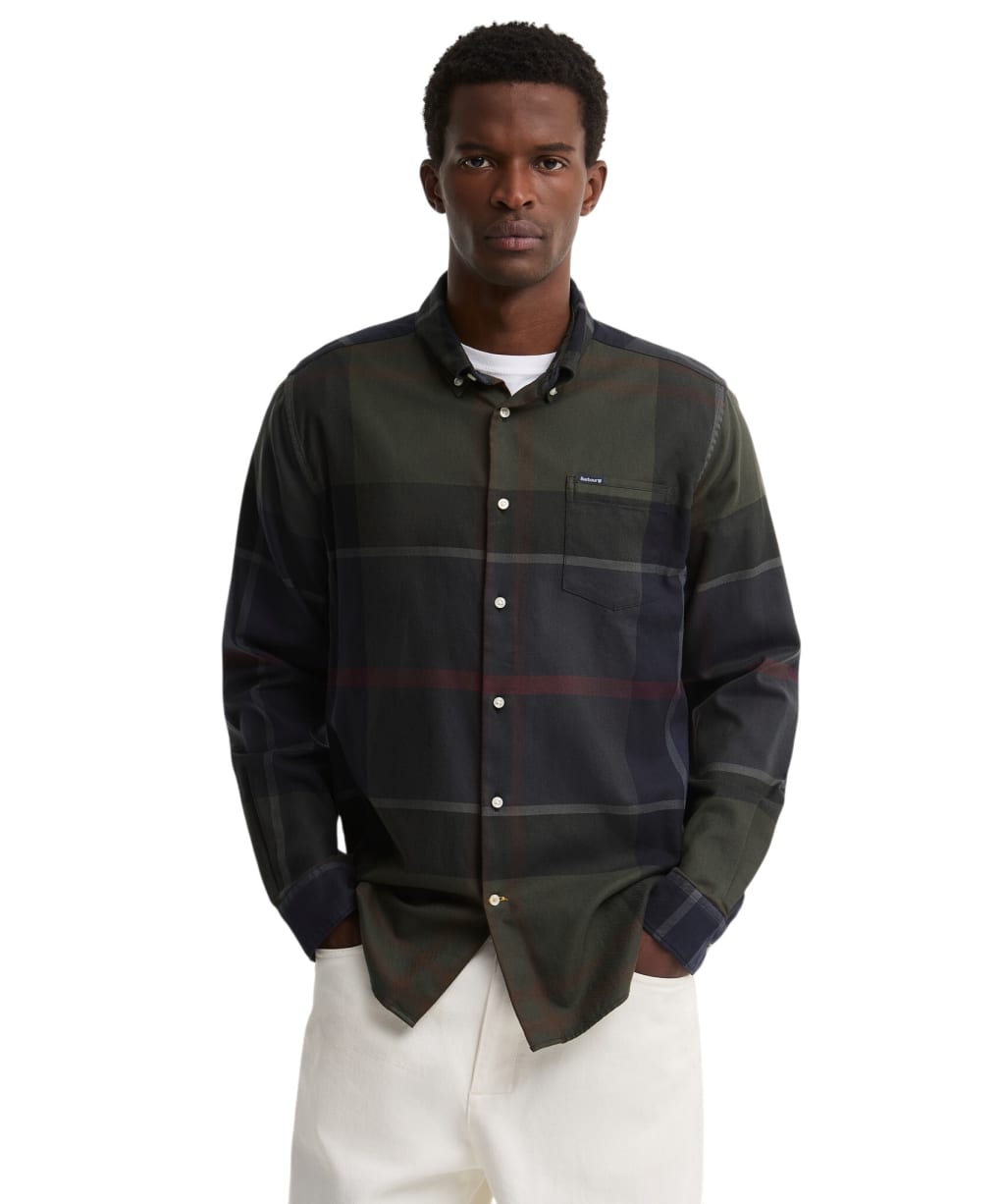 Men’s Barbour Dunoon Tailored Shirt - Shadow Classic Tartan