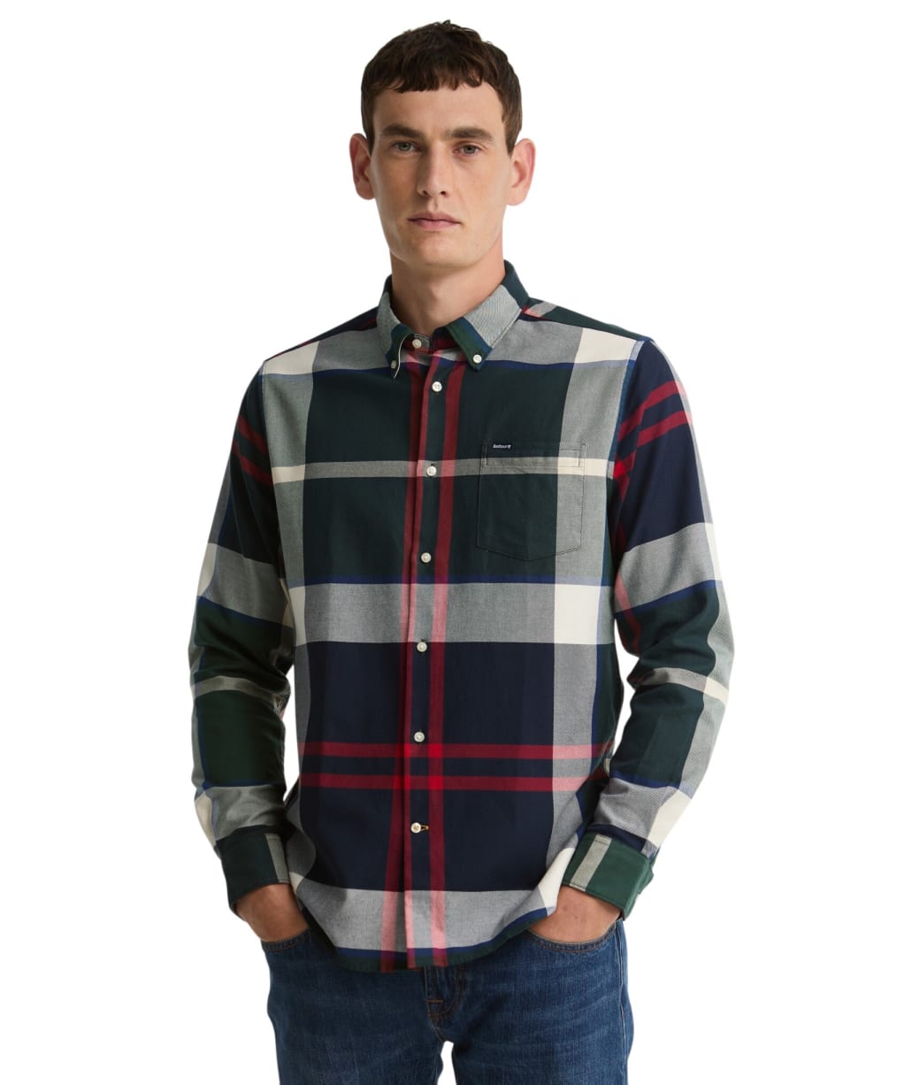 Men’s Barbour Dunoon Tailored Shirt - Evergreen Tartan