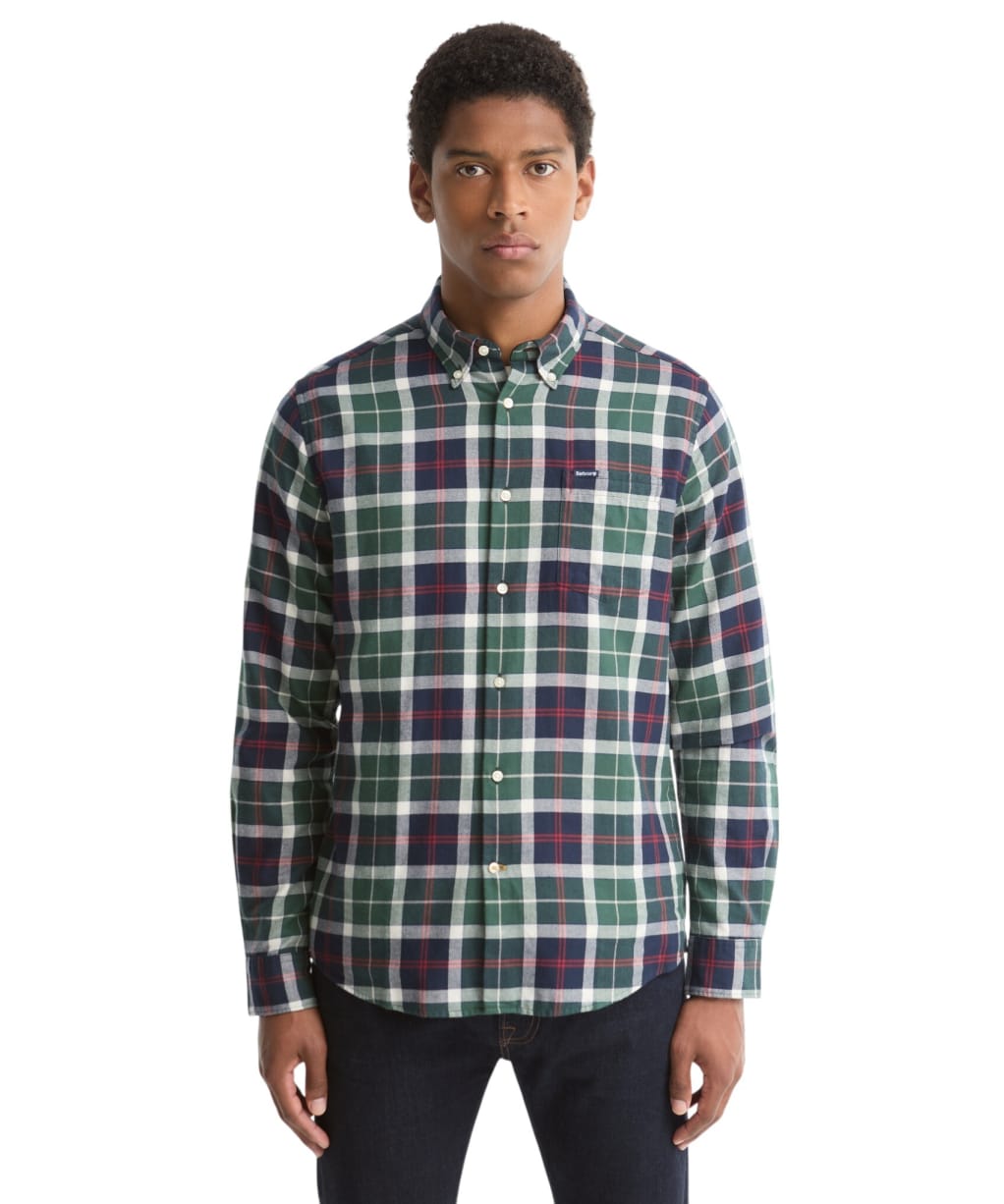 Men’s Barbour Fortrose Tailored Shirt - Evergreen Tartan