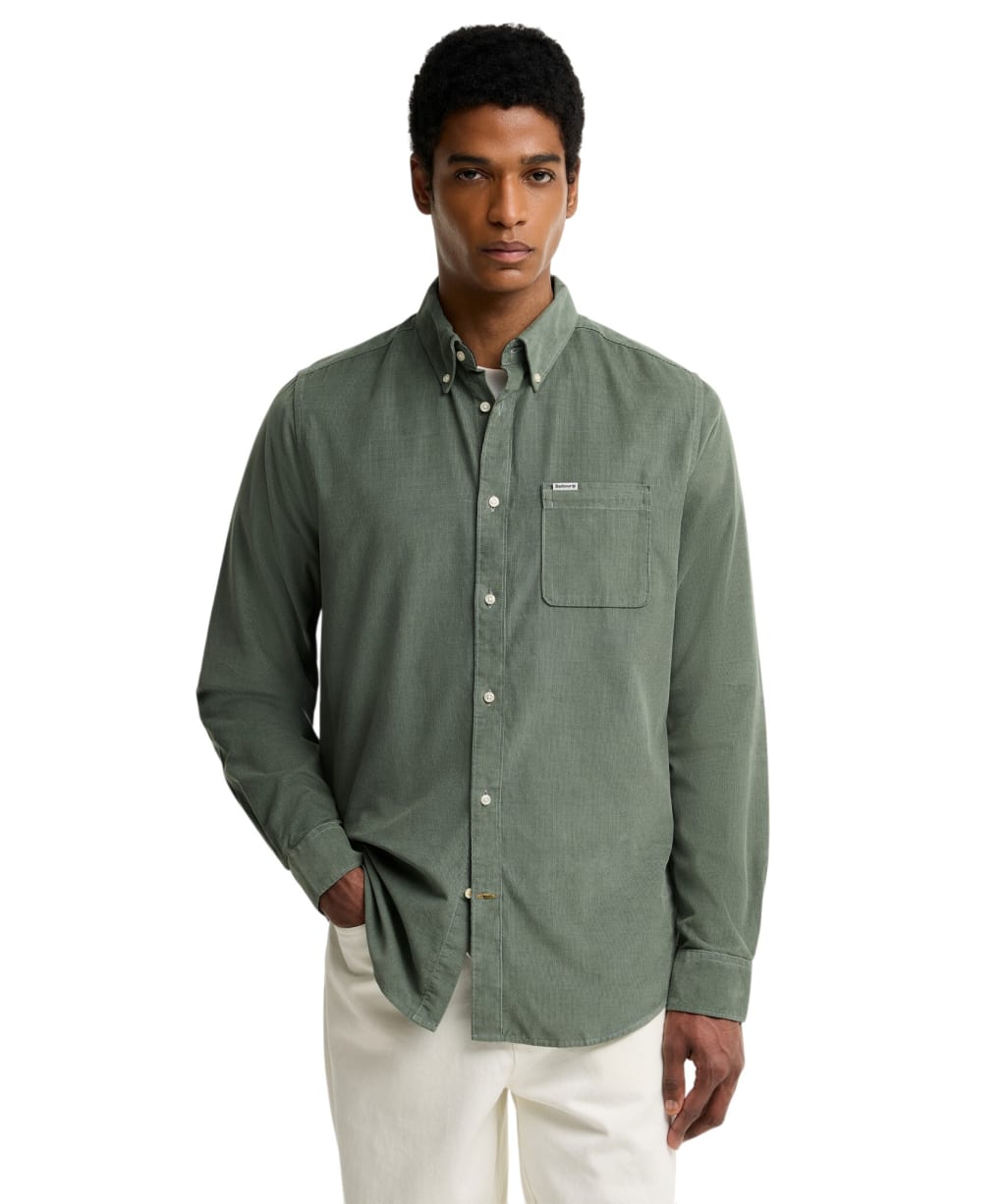 Men’s Barbour Ramsey Tailored Shirt - Agave Green