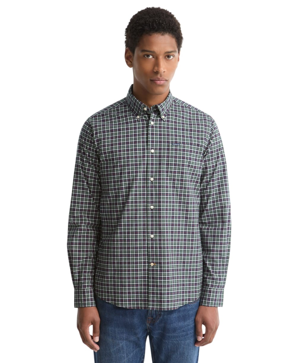 Men’s Barbour Lomond Tailored Shirt - Evergreen Tartan