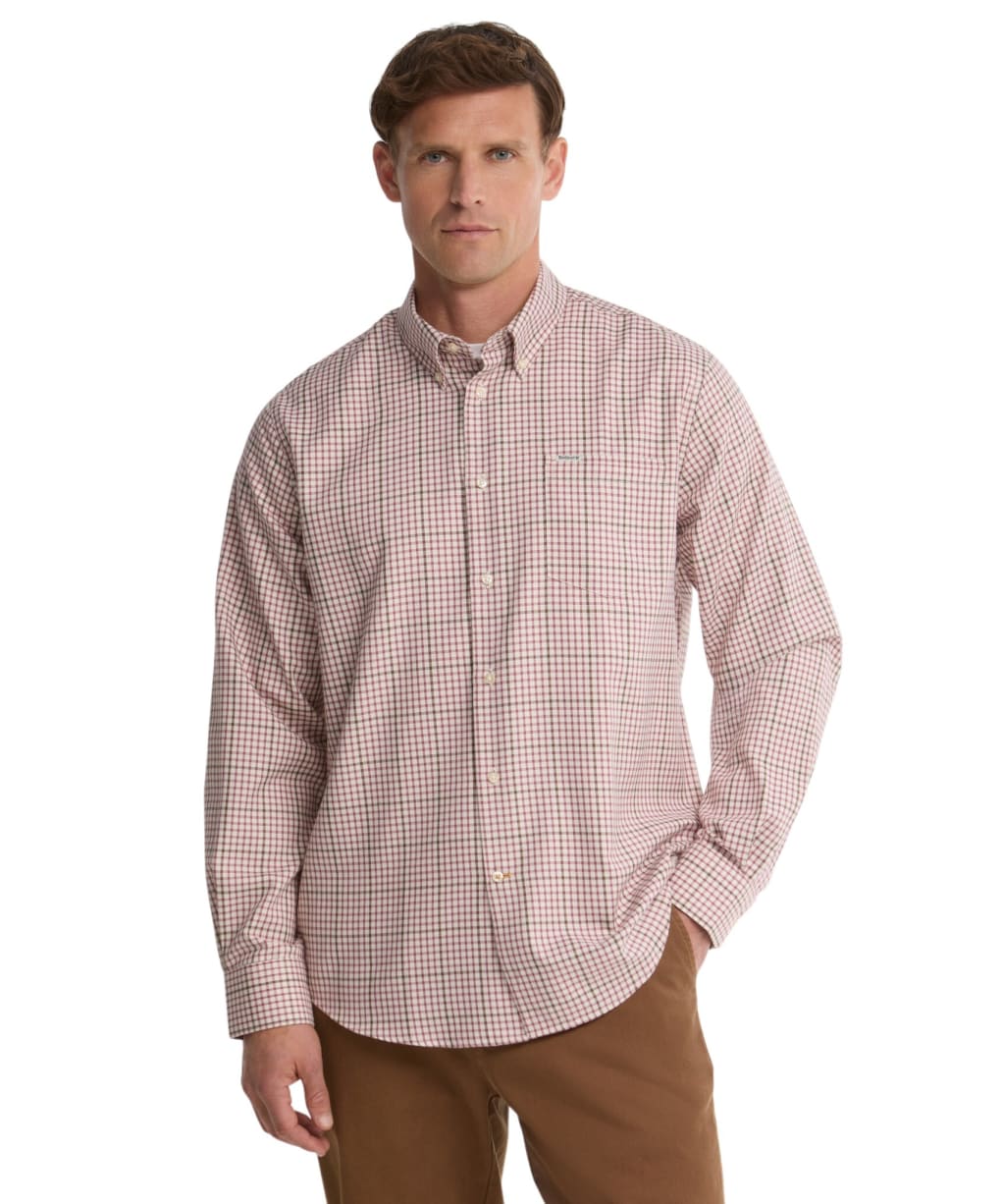 Men’s Barbour Henderson Thermo Weave Shirt - Mauve