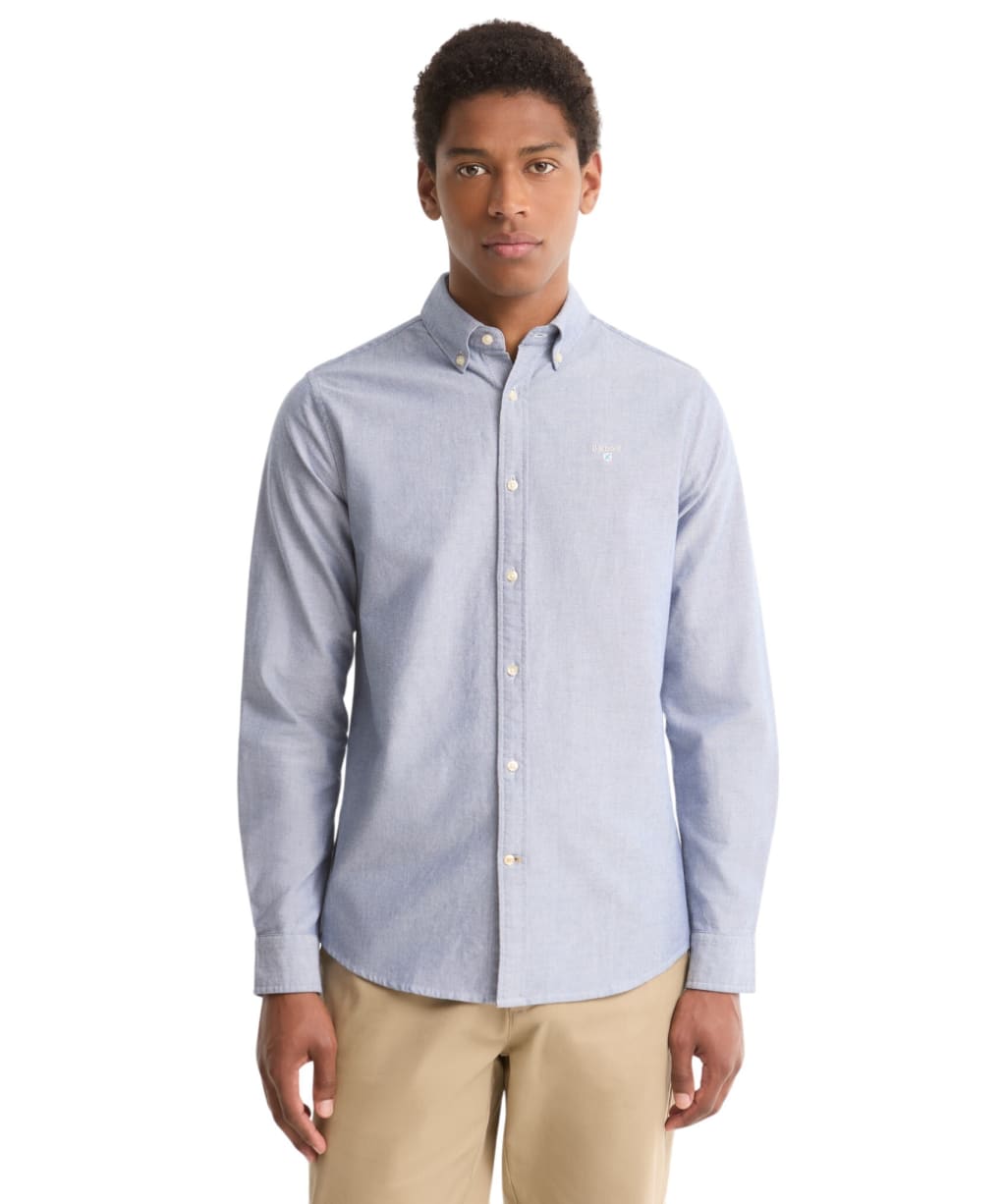 Men's Barbour Oxtown Tailored Shirt - Deep Blue