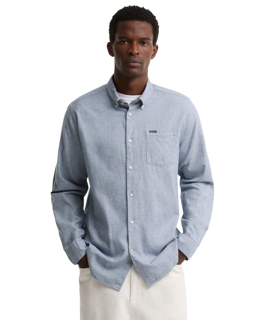 Men's Barbour Turner Tailored Shirt - Blue