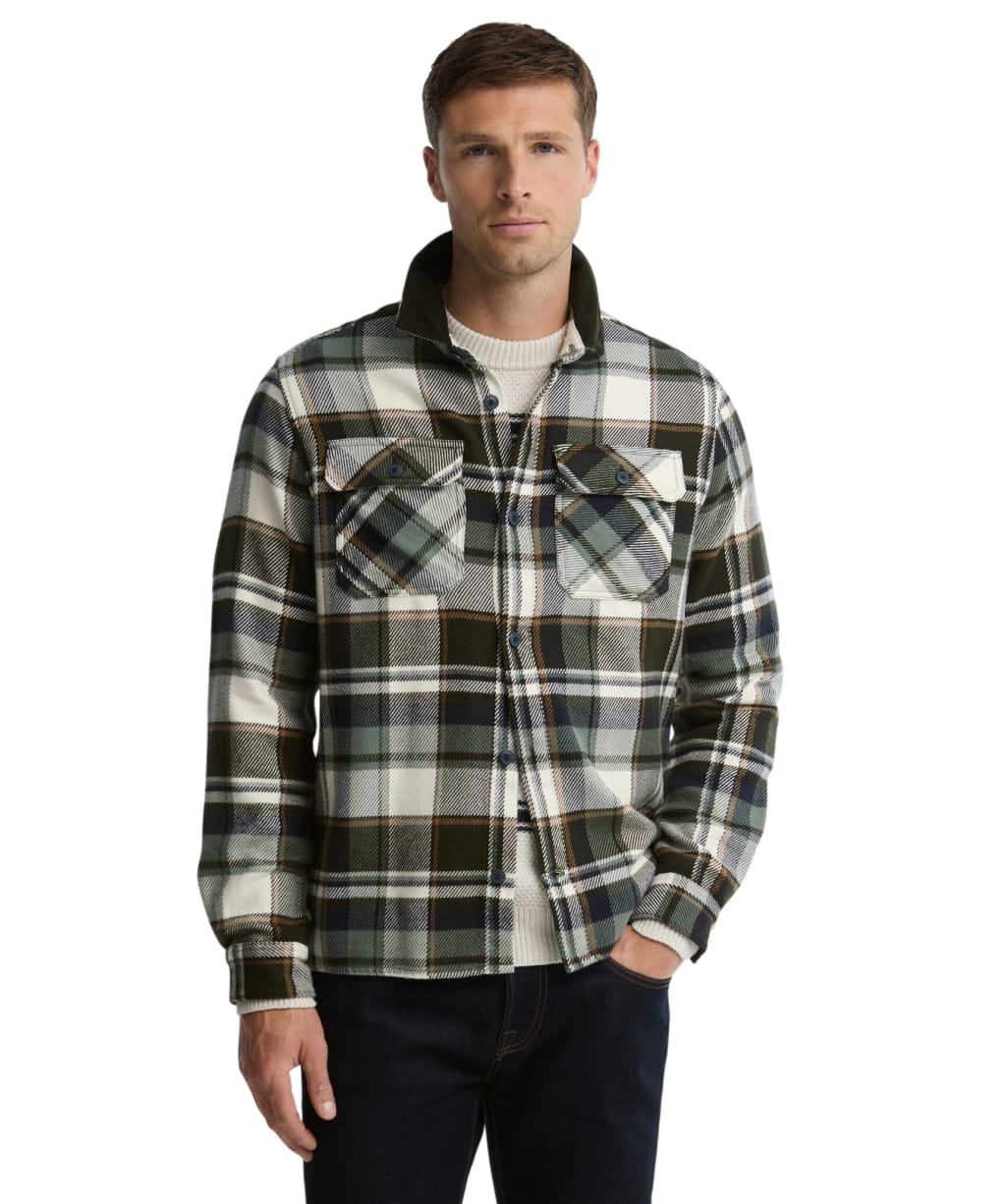 Men's Barbour Grasmoor Relaxed Checked Shirt - Mid Olive