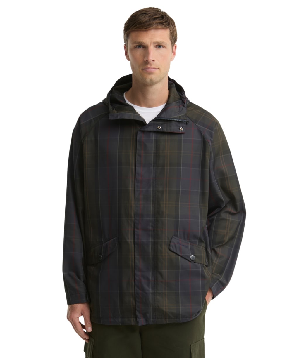 Men's Barbour Tartan Showerproof Jacket - Shadow Classic Tartan