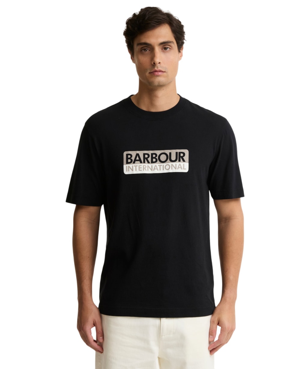 Men's Barbour International Blackfell Graphic T-Shirt - Black