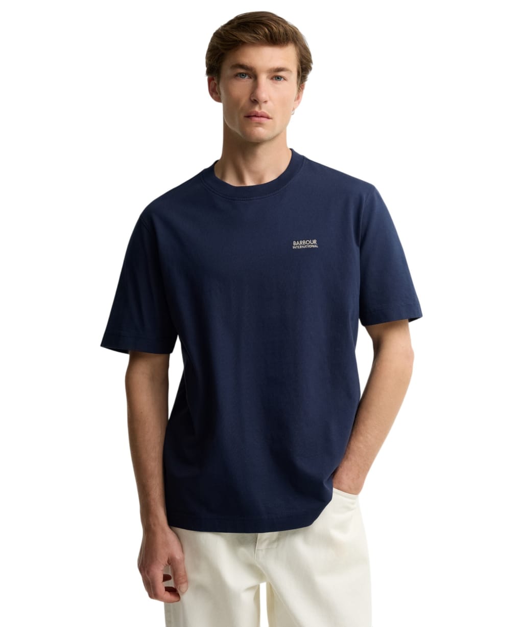 Men's Barbour International Taylor Archive Graphic T-Shirt - Navy Blazer