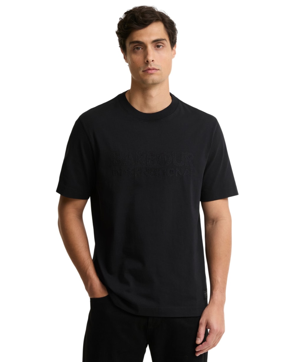 Men's Barbour International 90th Anniversary T-Shirt - Black