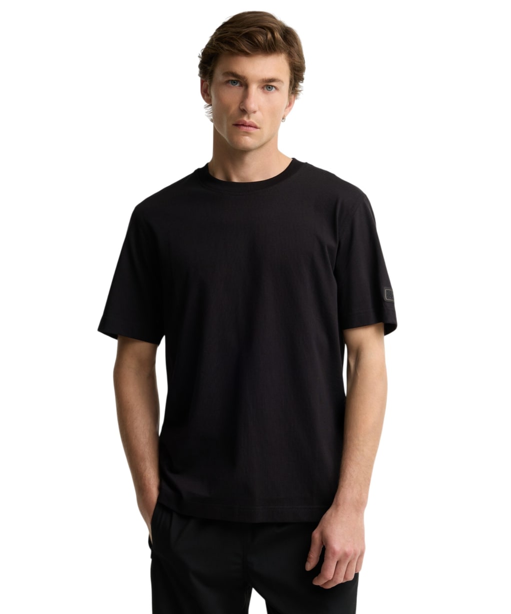 Men's Barbour International Outline T-Shirt - Black