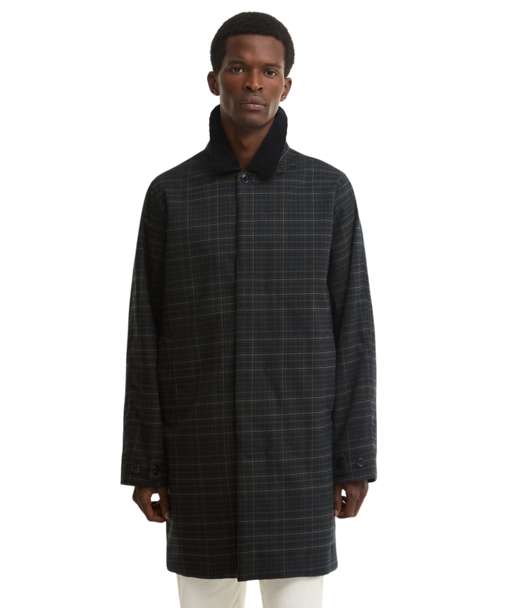 Men's Barbour Winter Lorden Waterproof Mac - Shadow Heritage