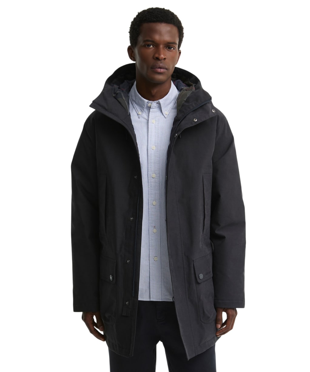 Men's Barbour Northfield Winter Waterproof Parka - Dark Navy