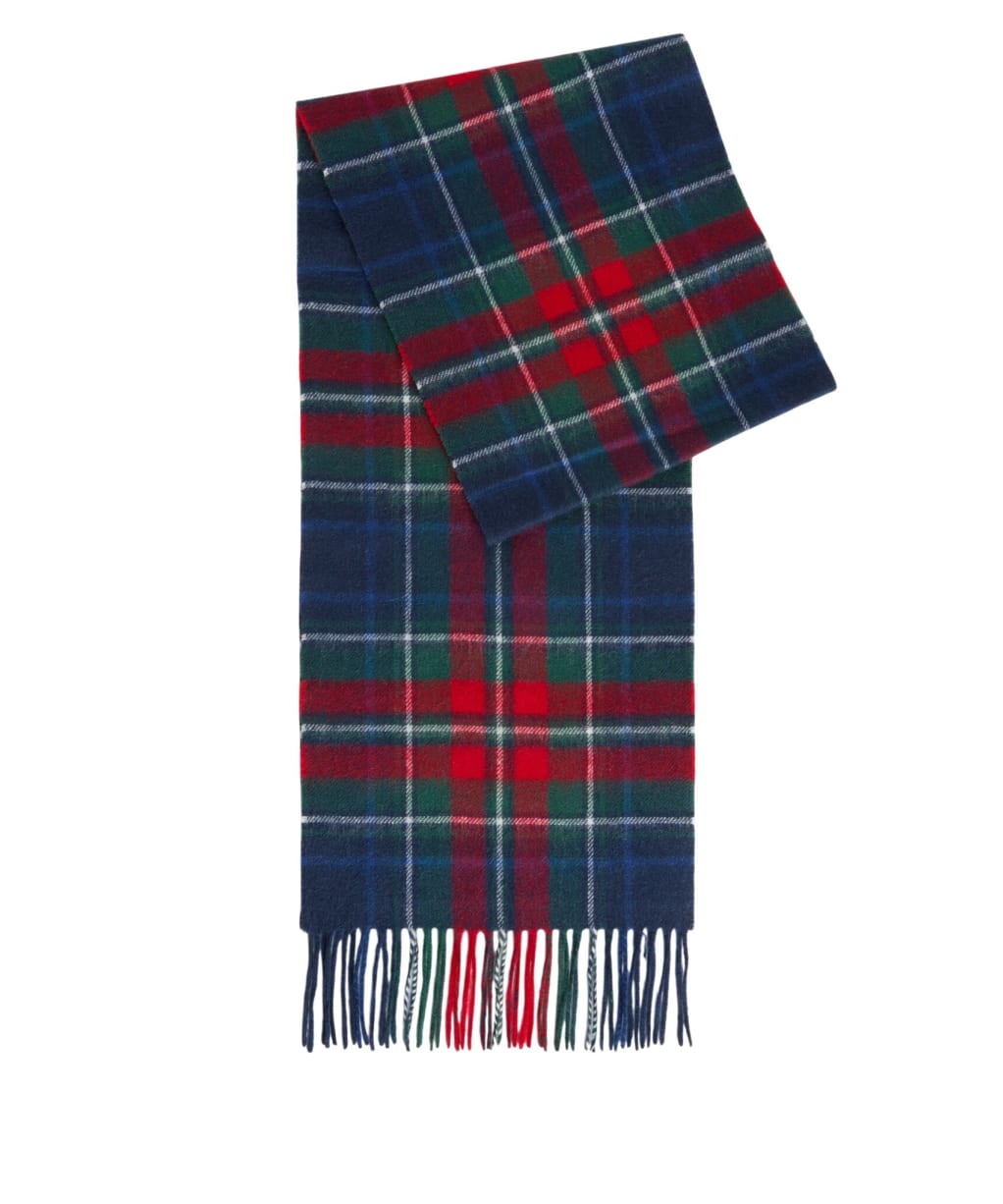 Barbour New Check Tartan Scarf - Evergreen Tartan