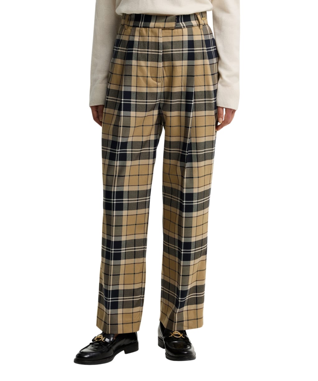 Women's Barbour Delilah Trousers - Birchwood Tartan