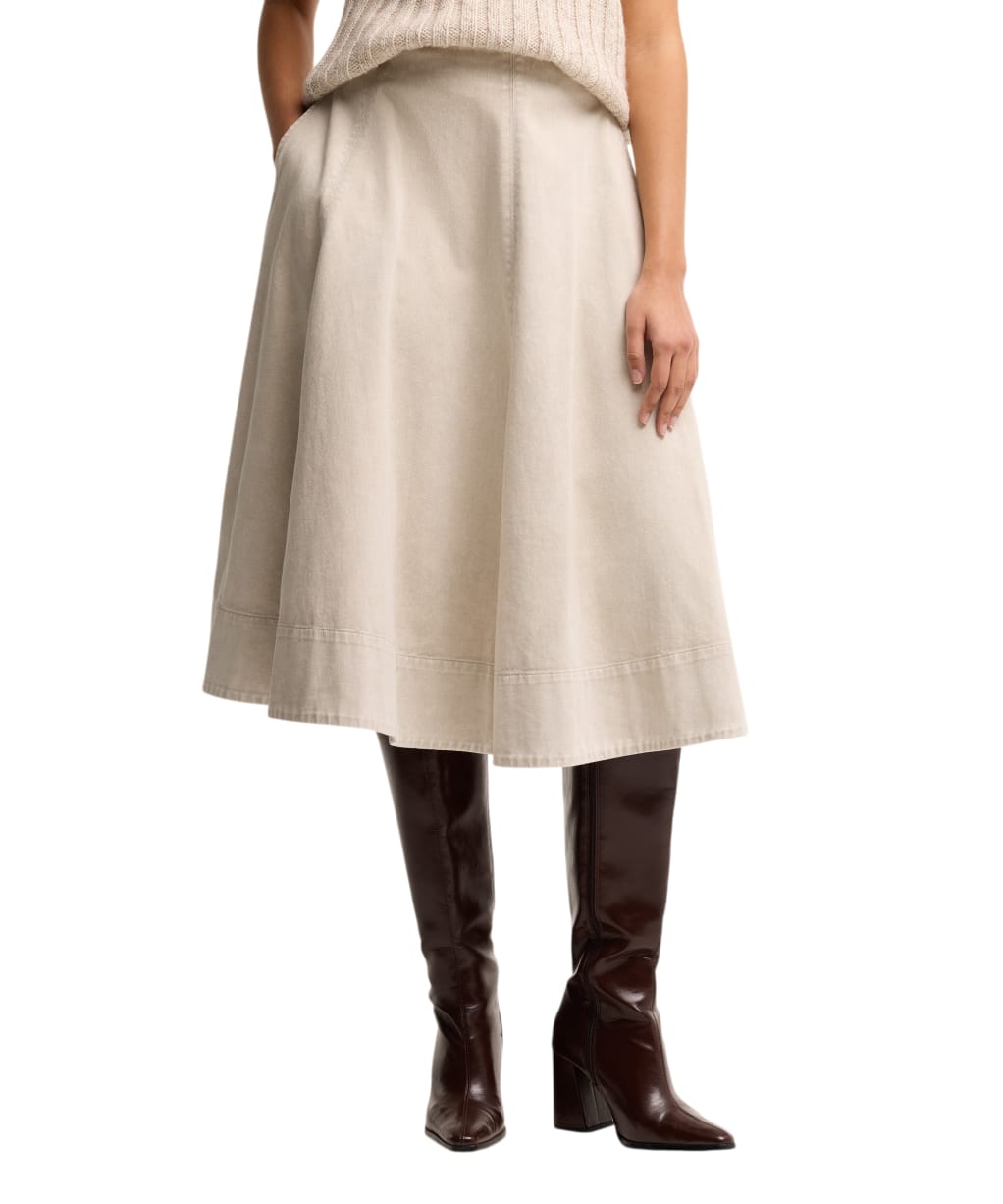 Women's Barbour Harleigh Midi Skirt - Washed Birch