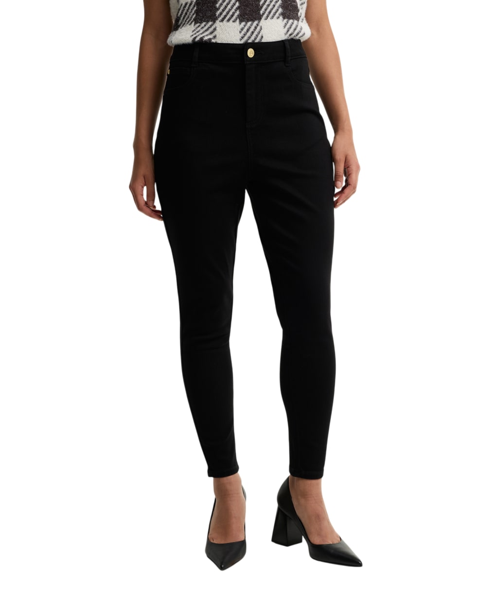 Women's Barbour International Gabriette Skinny Jean - Black