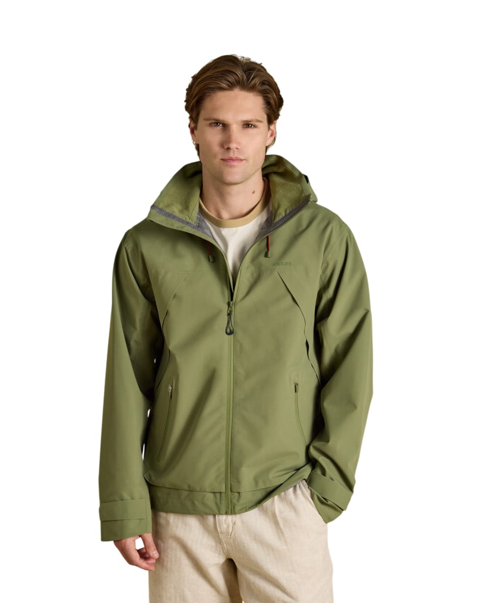  Men's Joules Country Waterproof Jacket - Green