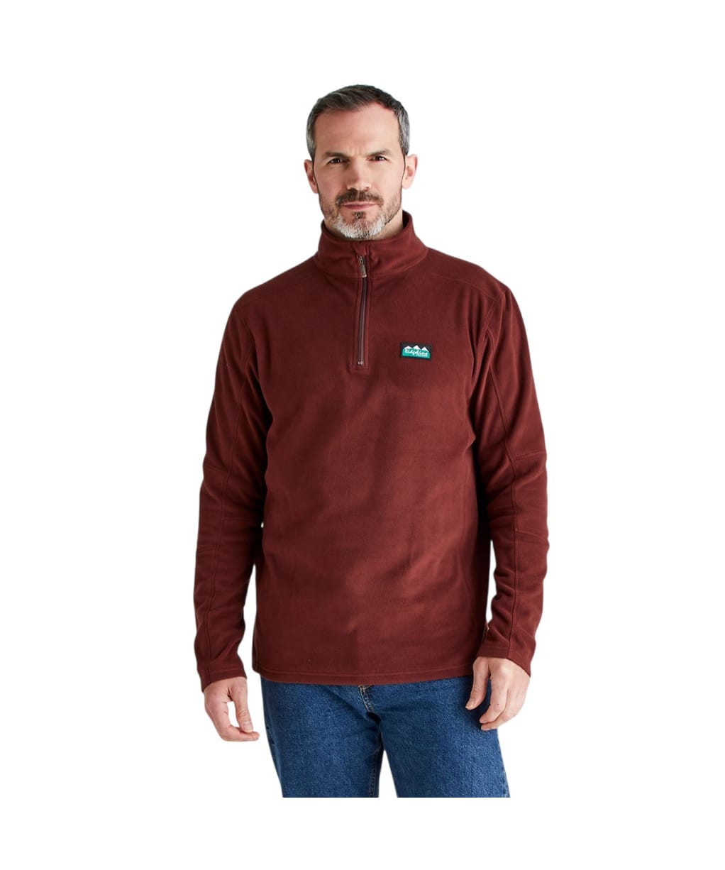  Men’s Ridgeline Narvik Fleece - Oxblood
