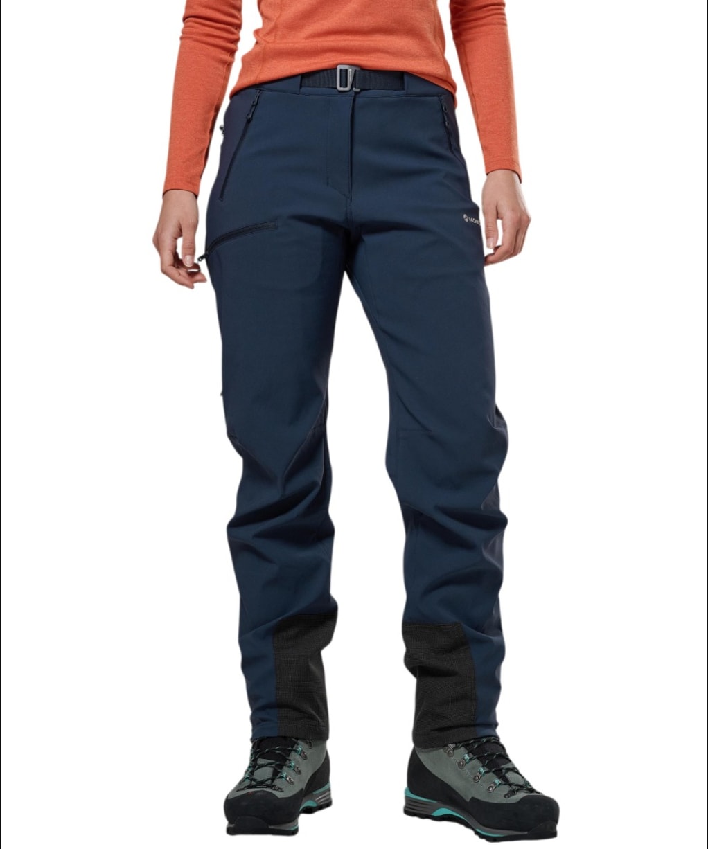 Women's Montane Tenacity XT Softshell Pants - Long Leg - Eclipse Blue
