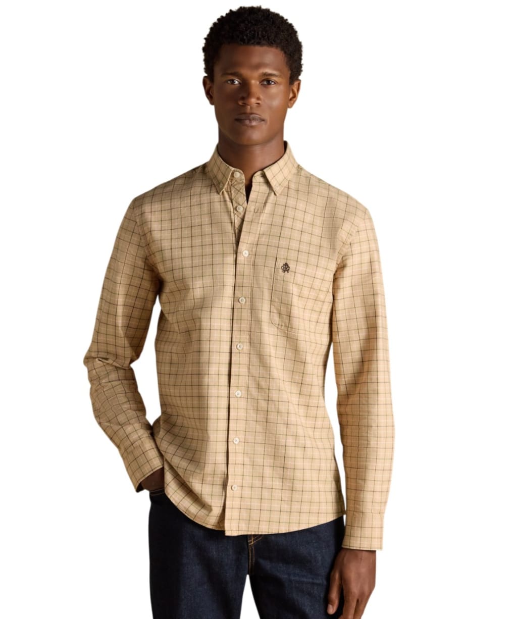 Men's Joules Oxford Check Classic Fit Shirt - Oatmeal