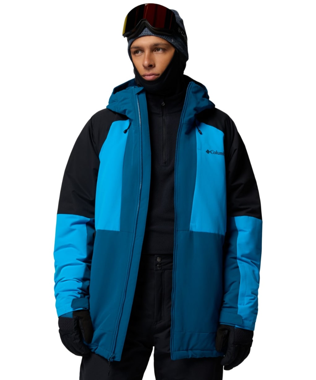 Men's Columbia Alpine Echo™ Insulated Snow Jacket - Phoenix Blue / Black / Compass Blue