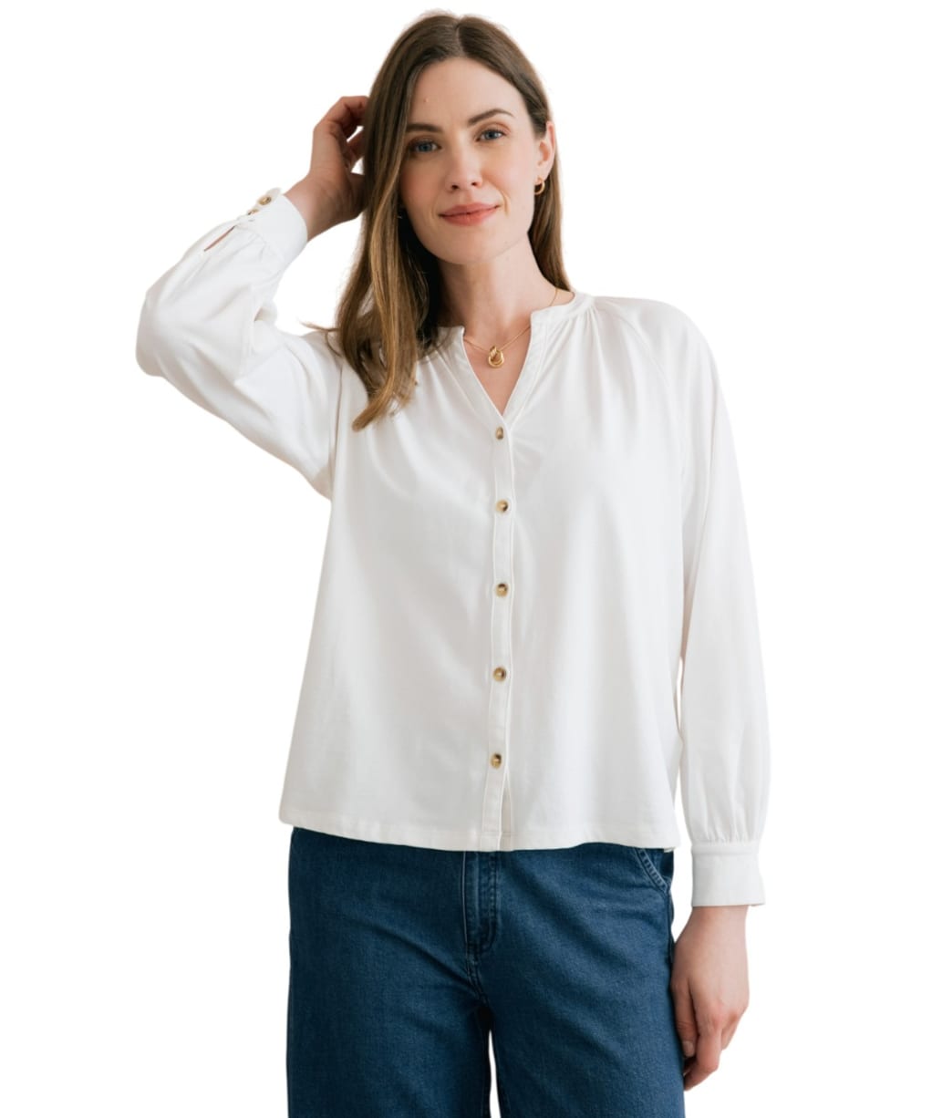 Women's Lily & Me River Blouse - White
