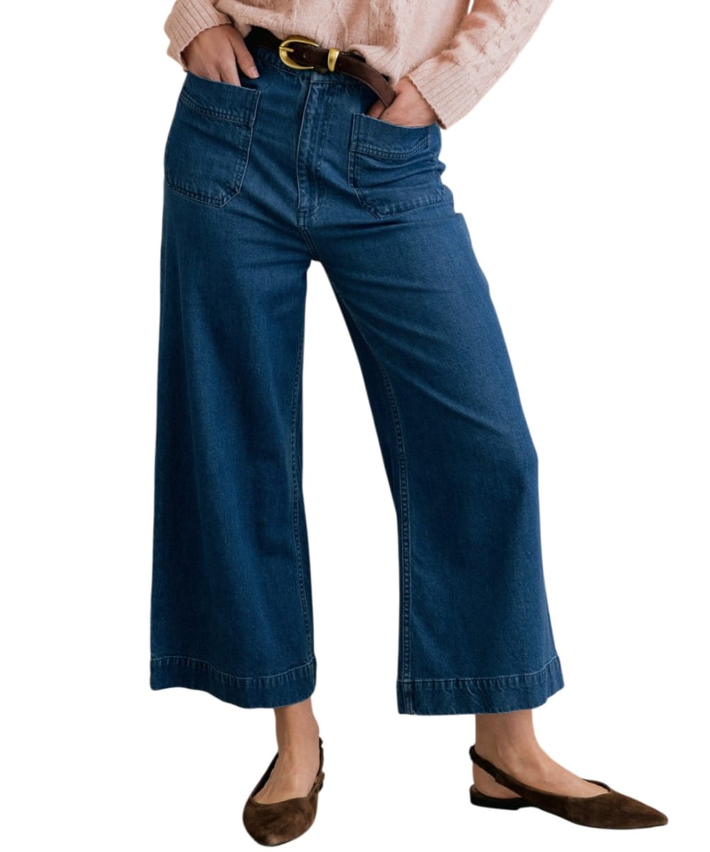 Women's Lily & Me Amelia Crop Jeans - Blue