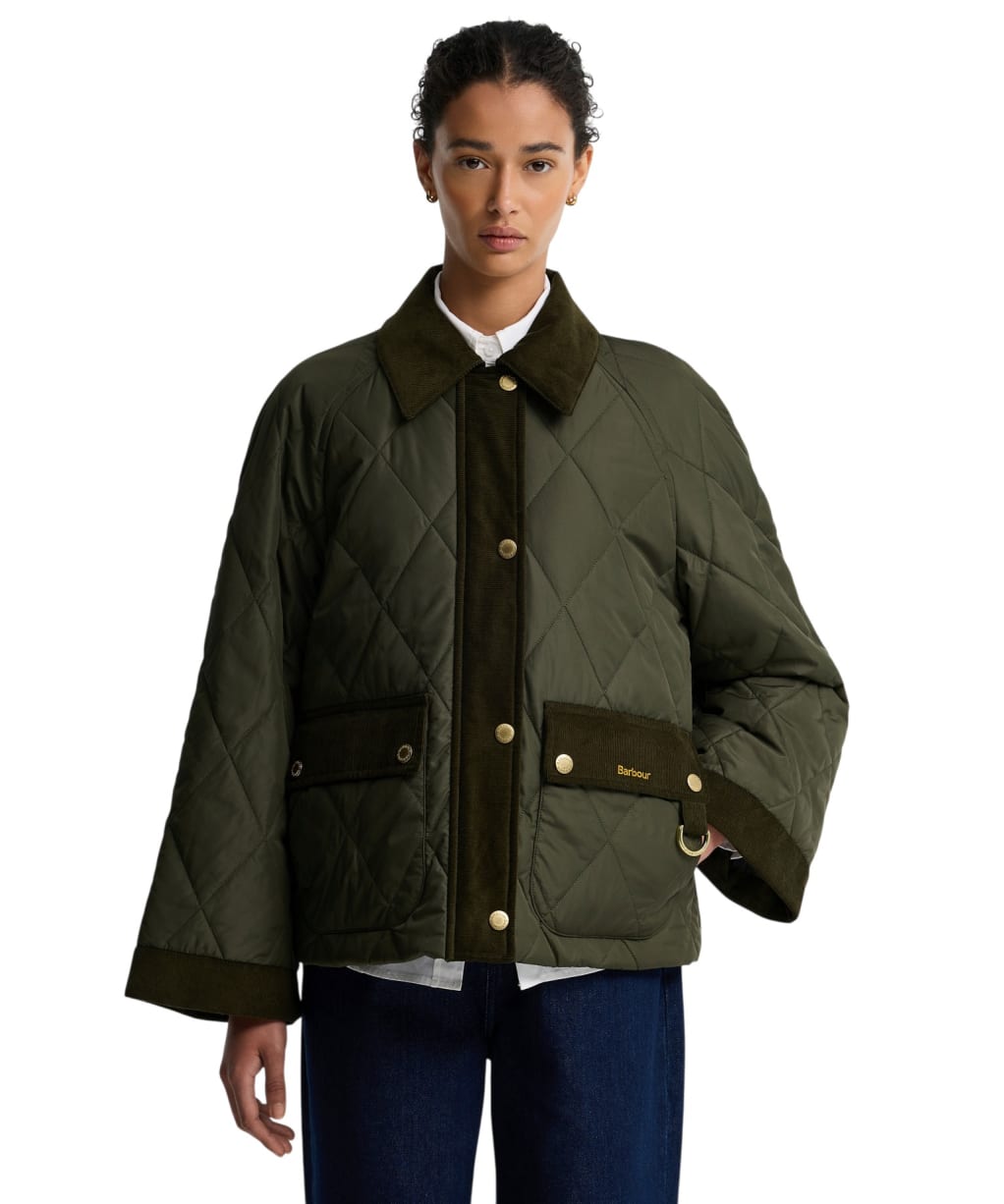 Women's Barbour Kilnwick Quilted Jacket - Olive / Shadow Classic
