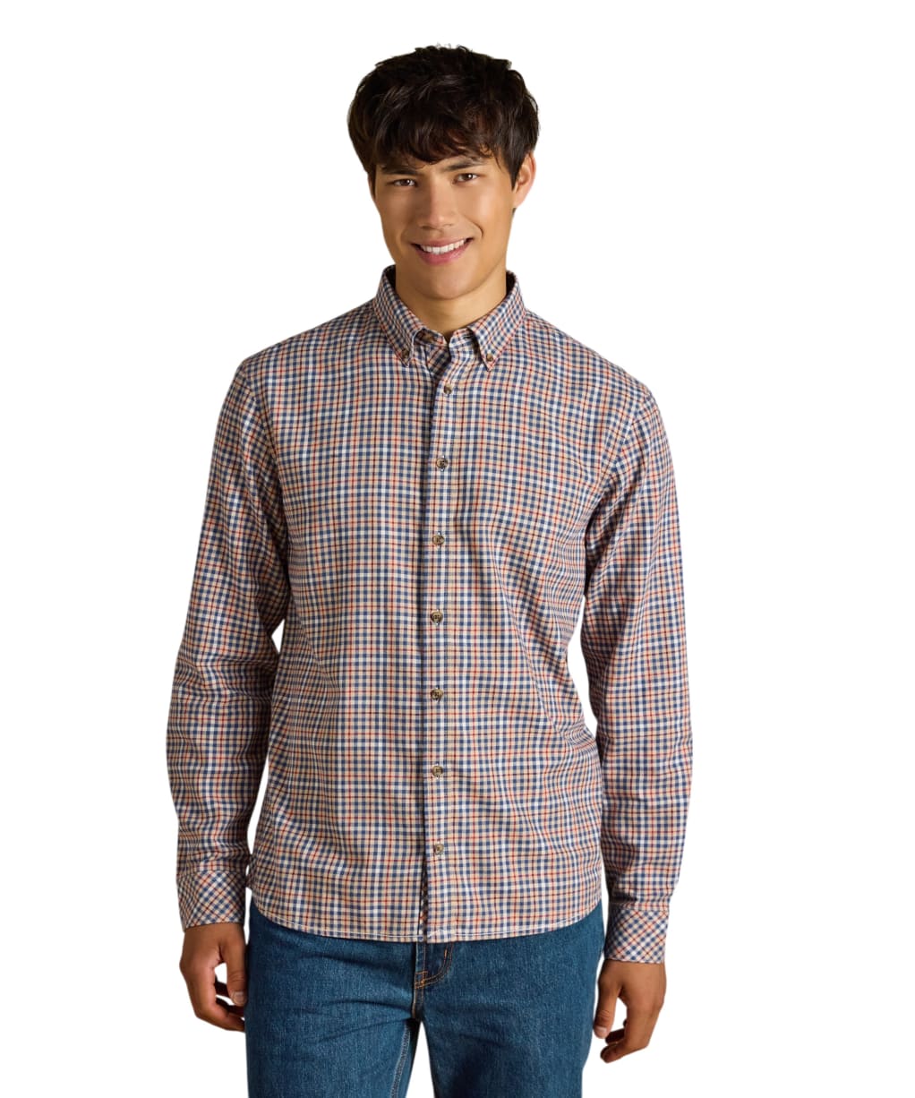 Men's Joules Lightweight Classic Fit Flannel Shirt - Oatmeal