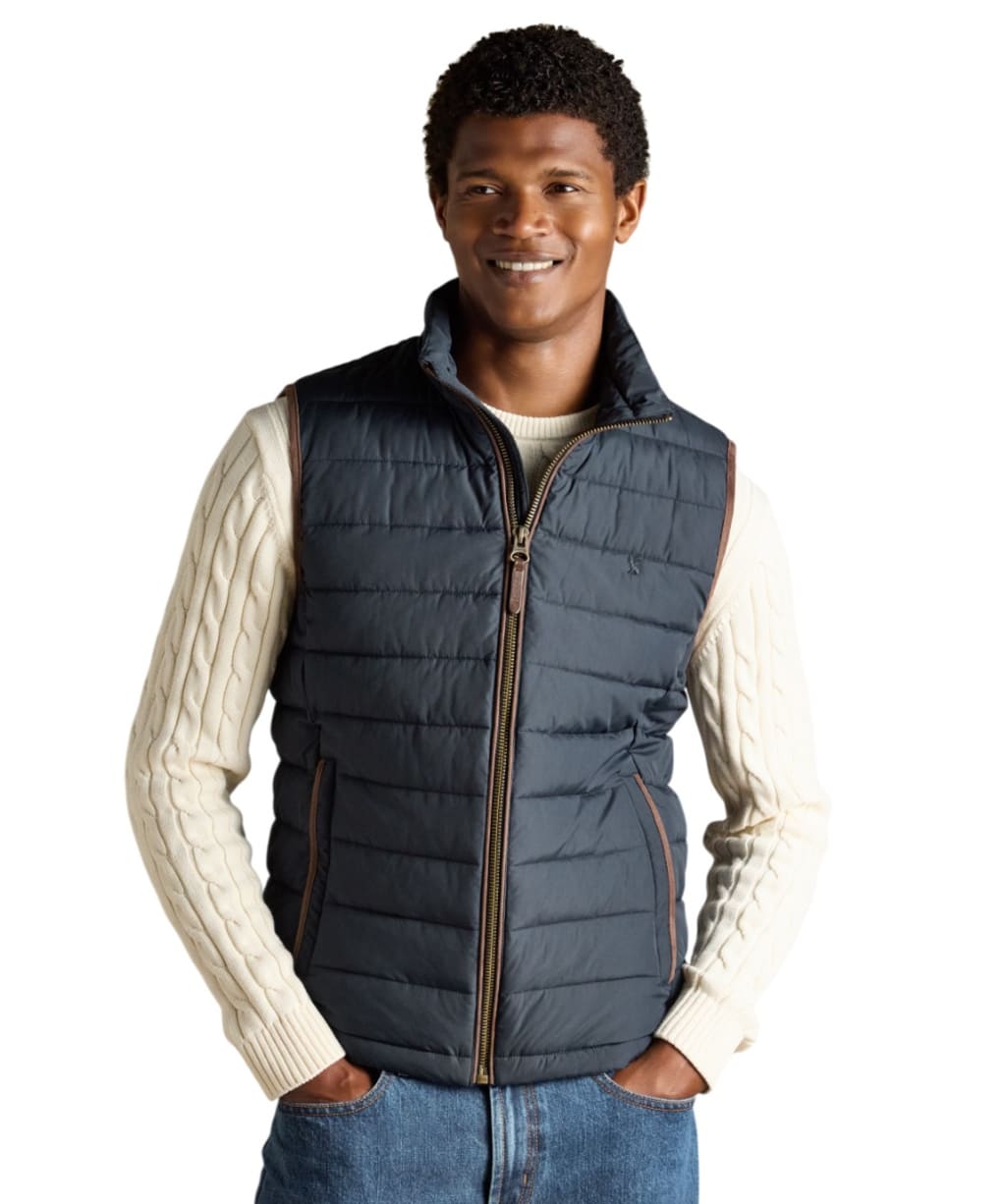 Men's Joules Heritage Padded Gilet - Navy