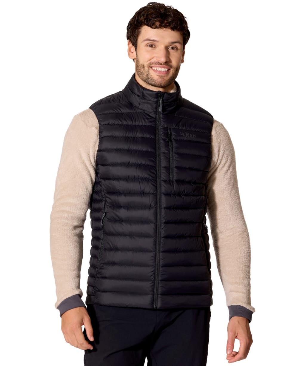 Men's Rab Microlight Down Vest - Black