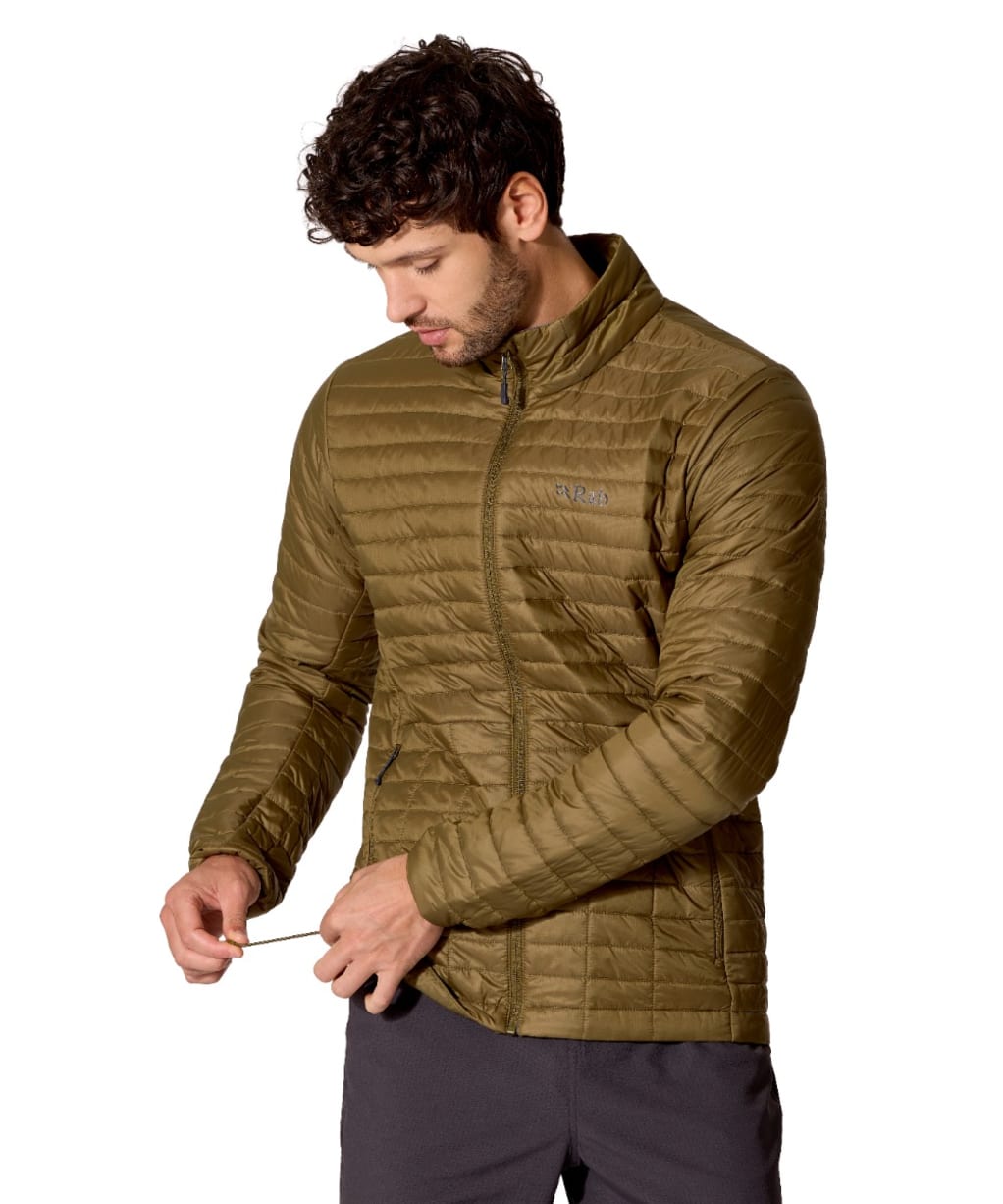 Men's Rab Microlighter Down Jacket - Oak
