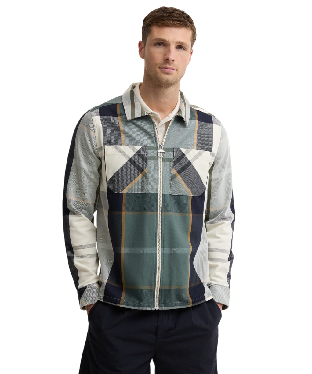 Men's Barbour Ettrick Overshirt - Meadow Brook Tartan