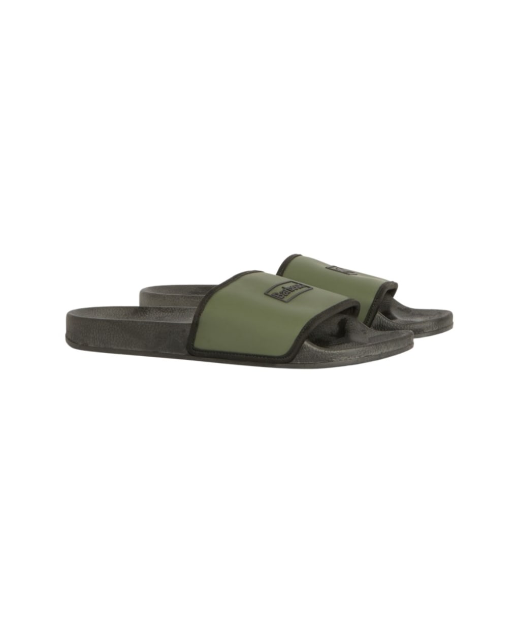 Men's Barbour Cresswell Slider - Uniform Green