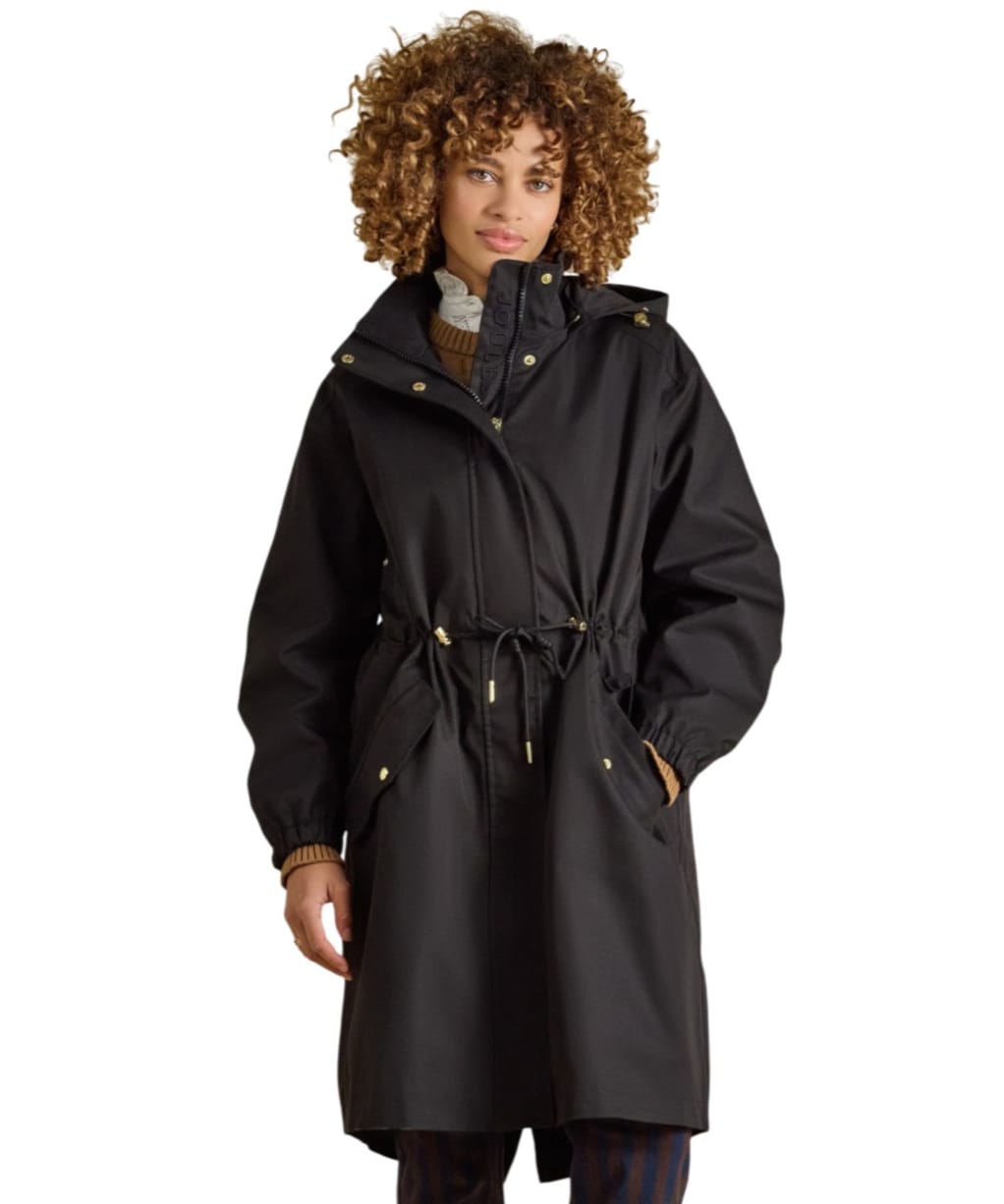 Women's Joules Stormwell Waterproof Raincoat - Black