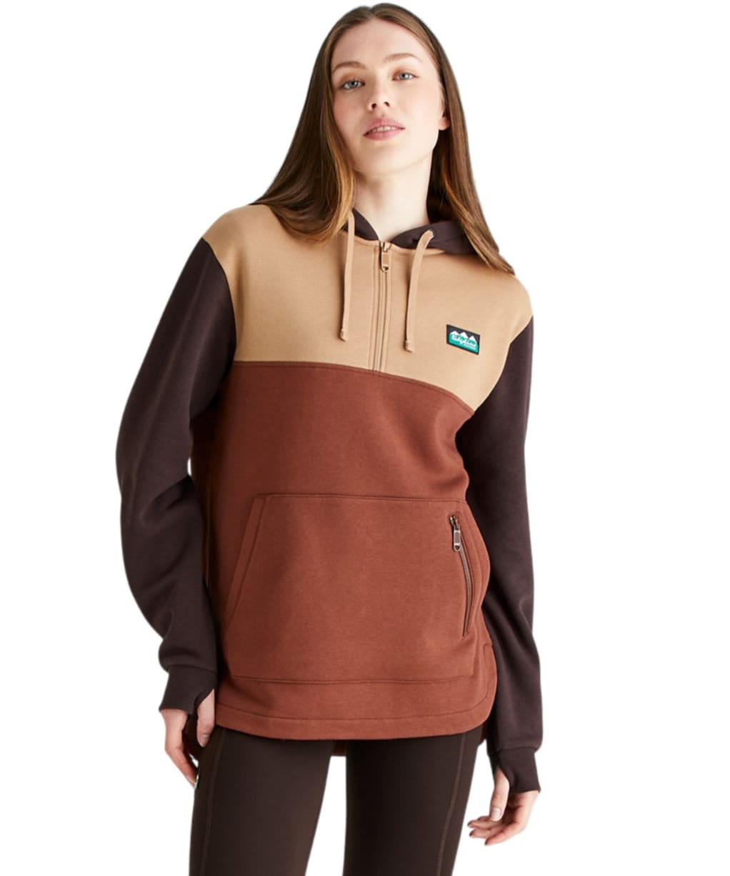 Women's Ridgeline Tribe Hoodie - Nutmeg Tri Colour