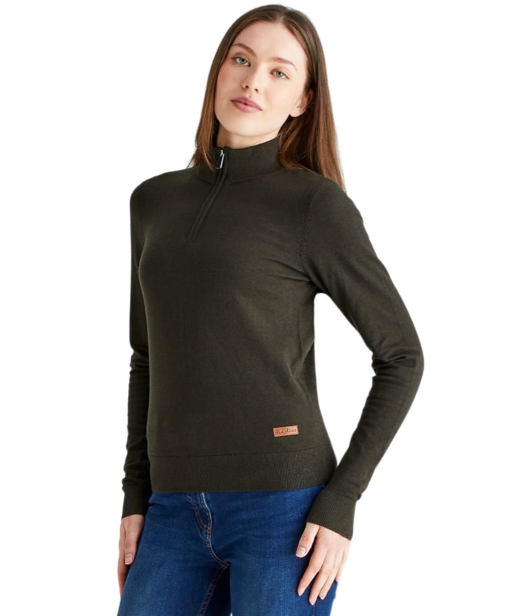 Women's Ridgeline Melford 1/4 Zip Knit - Deep Forest