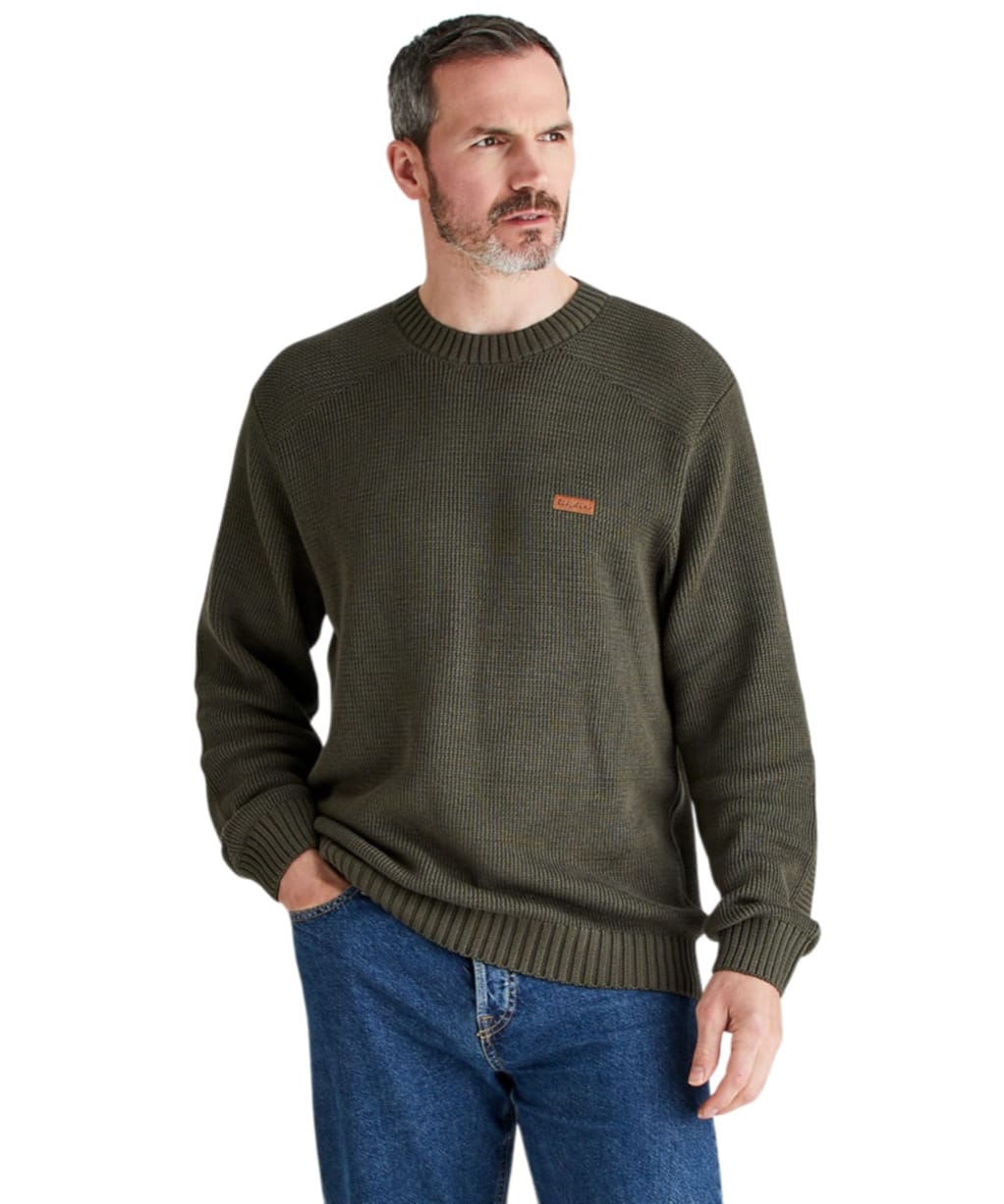 Men's Ridgeline Journeyman Knit Jumper - Moss