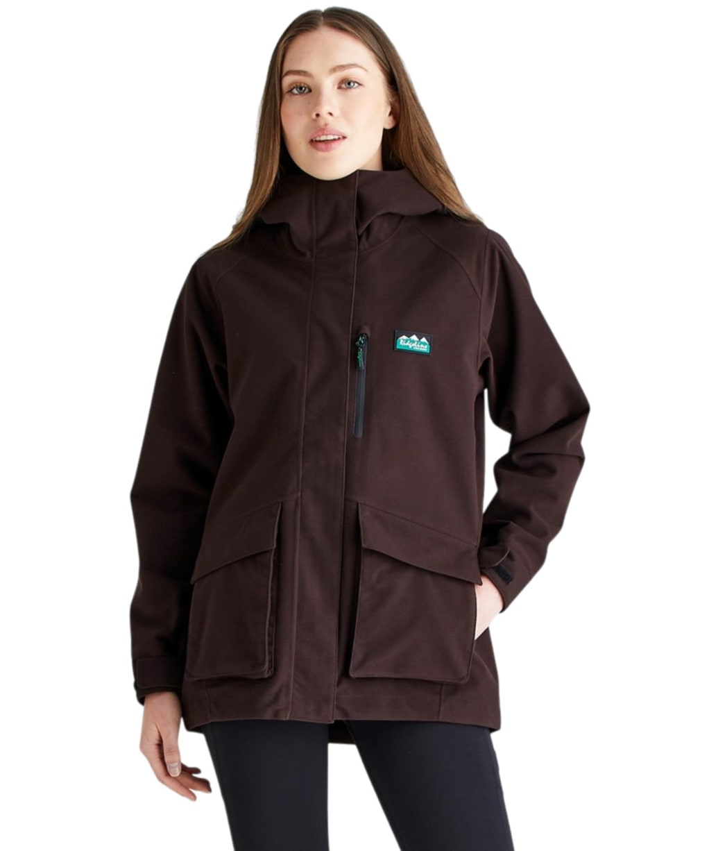 Women’s Ridgeline Rhea Waterproof Jacket - Deep Bark