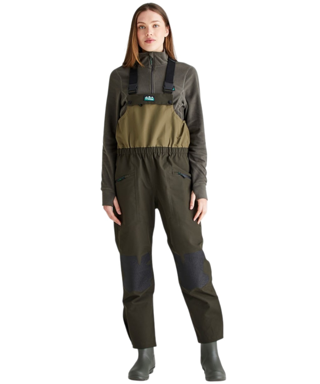 Women's Ridgeline Agri Pro 3L Bib and Brace - Deep Forest