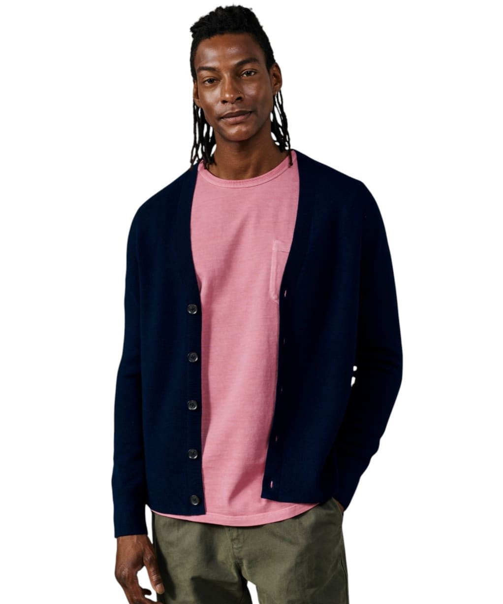 Men's Aubin Simpson Cardigan - Navy