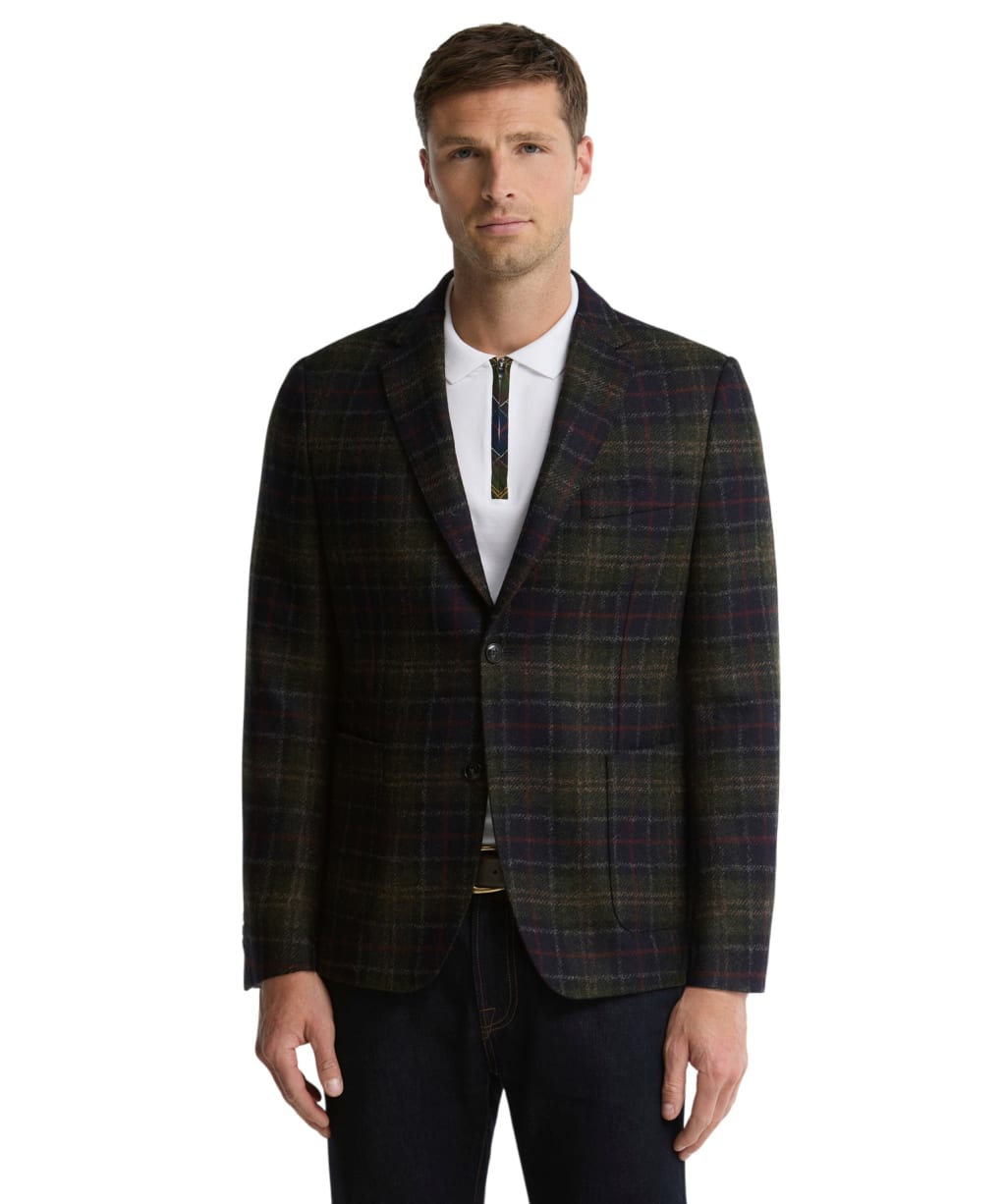  Men's Barbour Sanders Moons Tartan Blazer - Classic Tartan