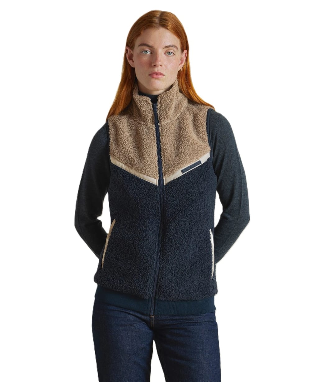 Fairfax & Favor Ava Tricolour Fleece Gilet 