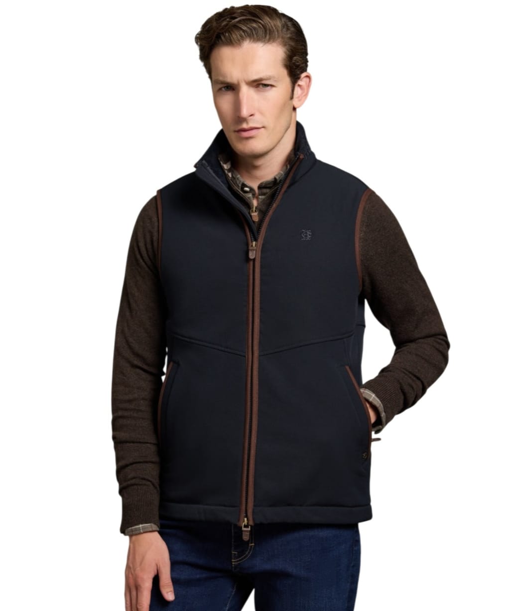 Men's Holland Cooper Classic Softshell Gilet - Ink Navy