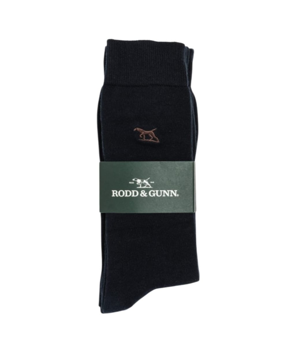 Men's Rodd & Gunn Dry Plains Socks - 3 Pack - Marine