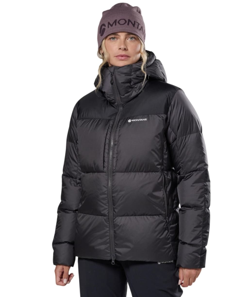 Women's Montane Glacium Hooded Down Jacket - Midnight Grey