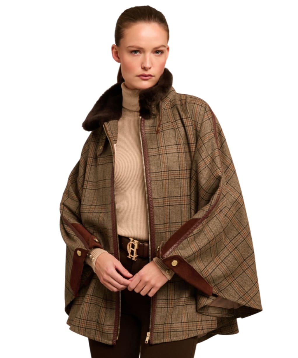 Women’s Holland Cooper Chiltern Cape - Bourbon Tweed