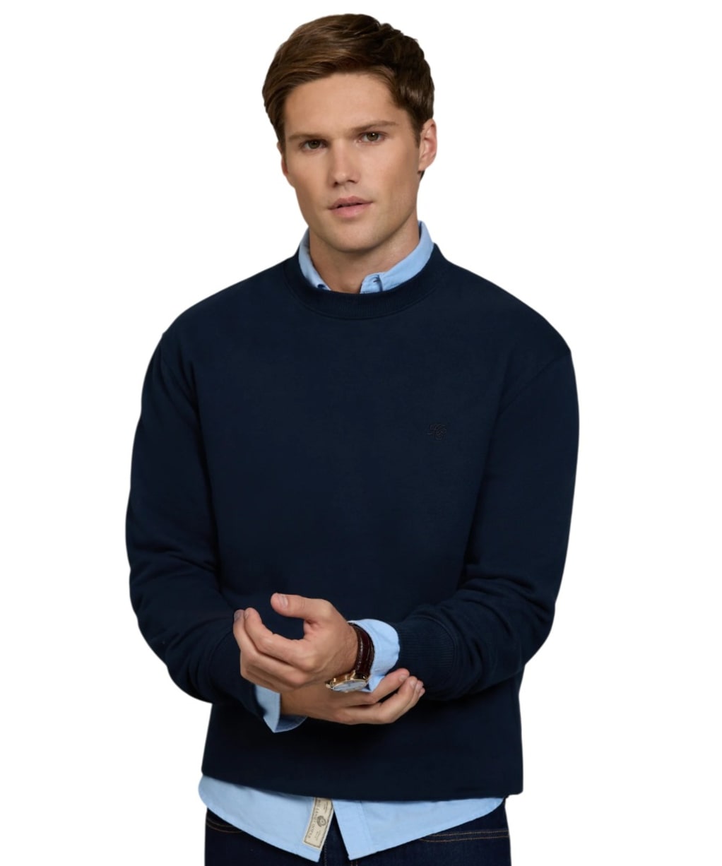 Men's Holland Cooper Crew Neck Sweatshirt - Ink Navy